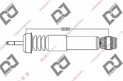 DJ PARTS ds1411gt -  Амортизатор